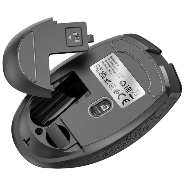 Фото - Мышь беспроводная BOROFONE BG7 Platinum Black (6974443389982)